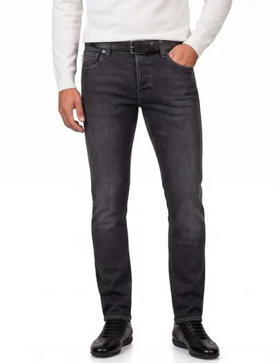 Tramarossa Tramarossa jeans Leonardo 6 moons zwart 5-pocket