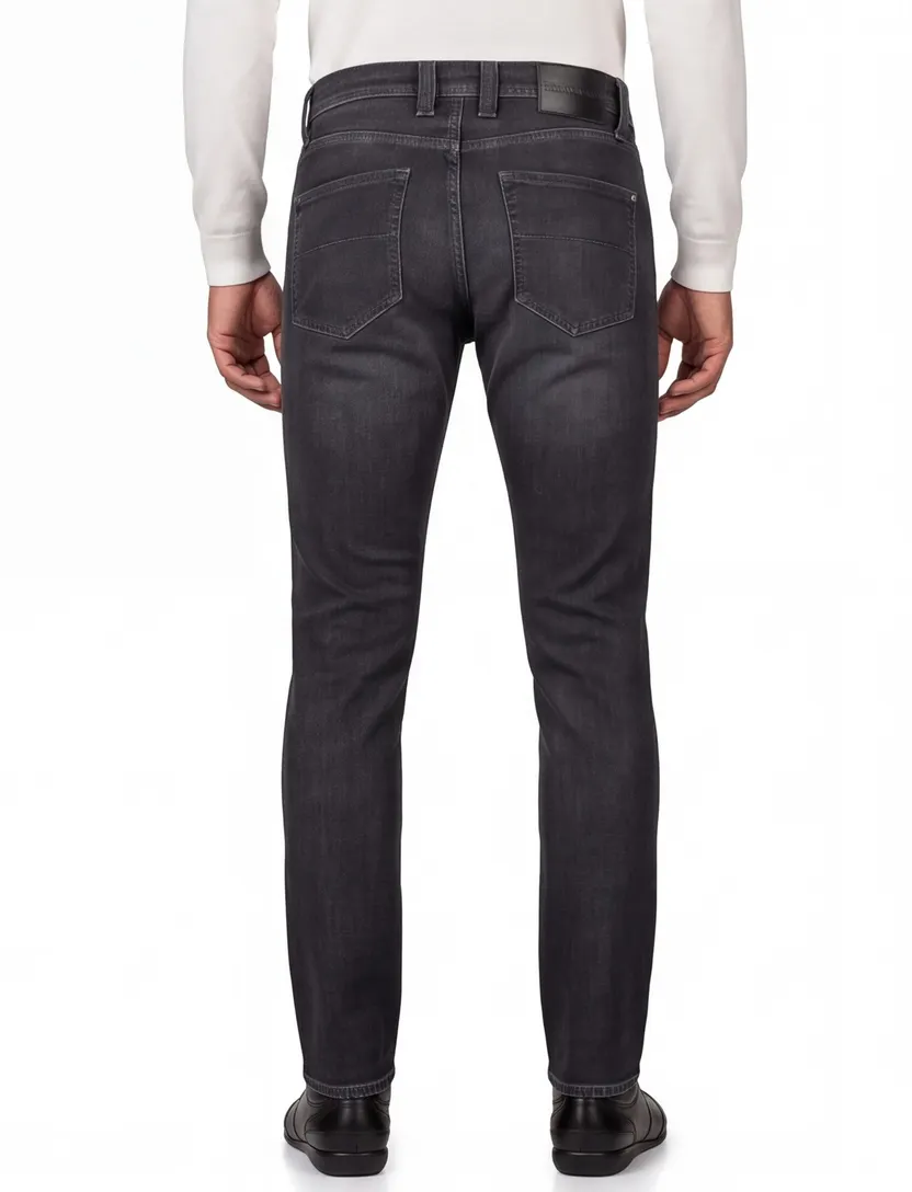 Tramarossa jeans Leonardo 6 moons zwart 5-pocket