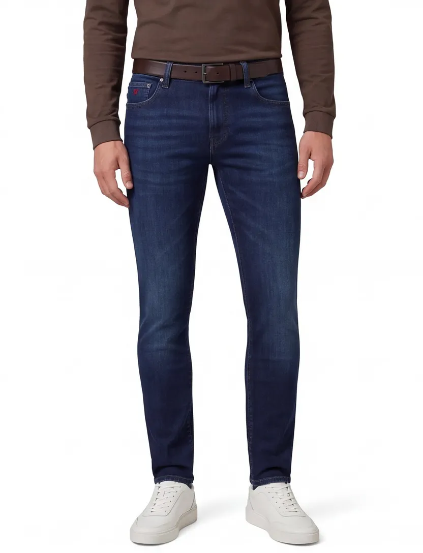 Tramarossa jeans Leonardo Slim donkerblauw