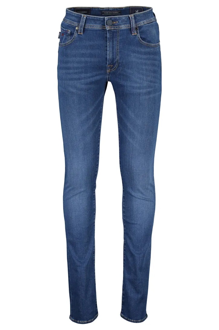 Tramarossa 5-pocket blauw Leonardo Slim