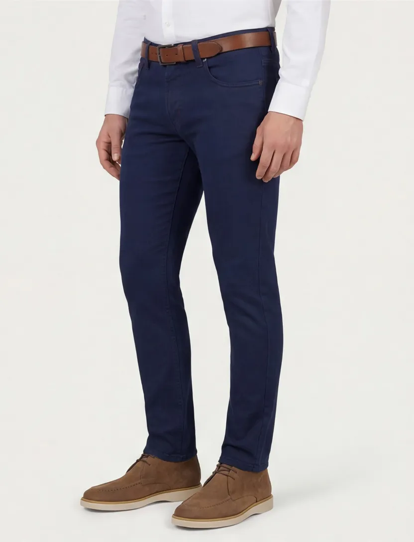 Michelangelo Tramarossa broek donkerblauw