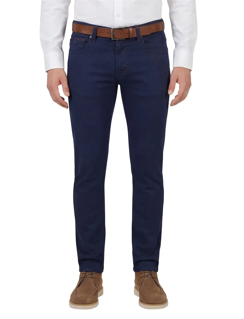 Michelangelo Tramarossa broek donkerblauw