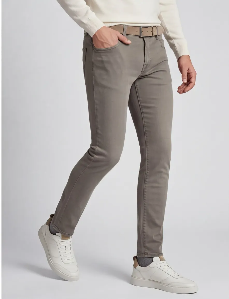 Tramarossa jeans Leonardo Slim grijs denim