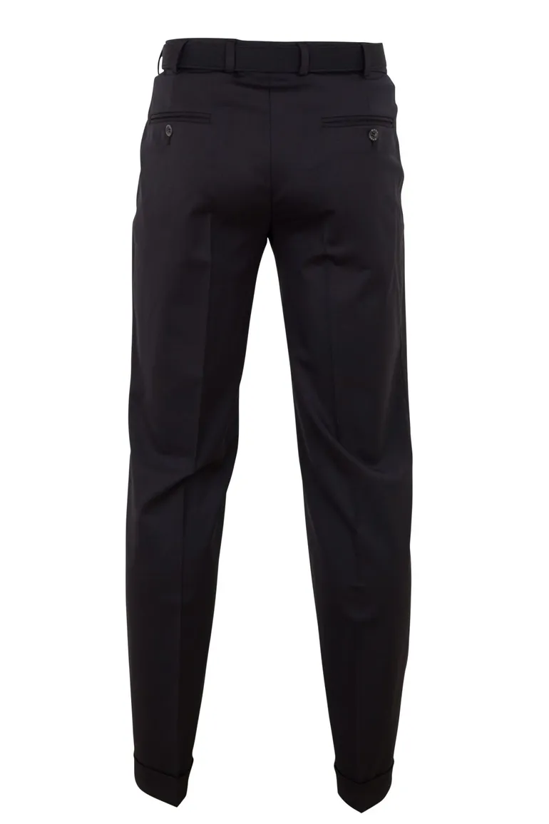Pantalon m.e.n.s. model Paris navy bandplooi