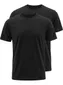 Ragman t-shirt 2-pack zwart effen katoen