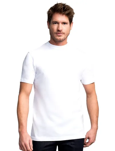 Slater t-shirt Slater effen katoen wit