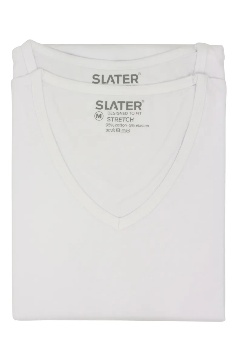 witte Slater t-shirts two-pack