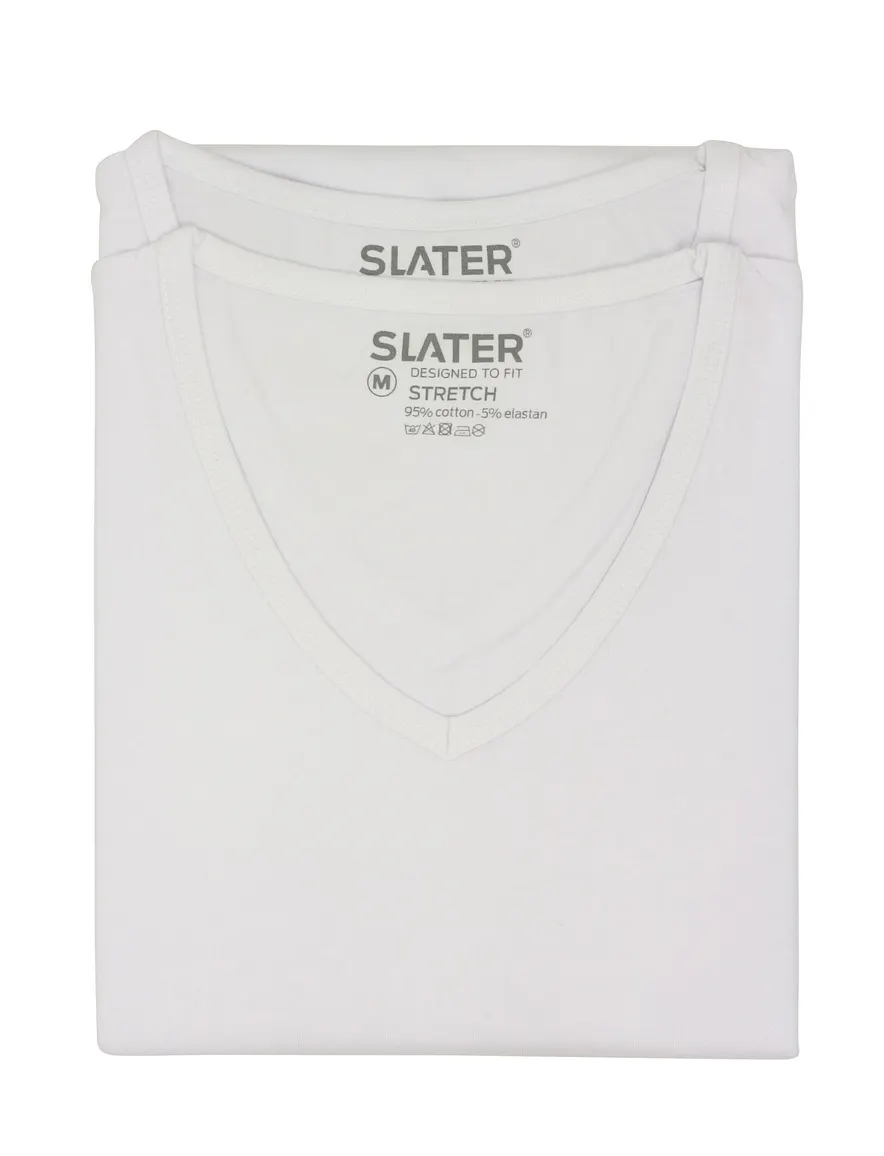 witte Slater t-shirts two-pack
