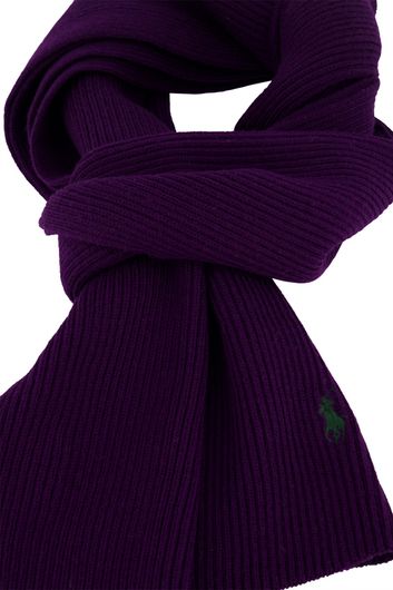 Polo Ralph Lauren sjaal paars effen 