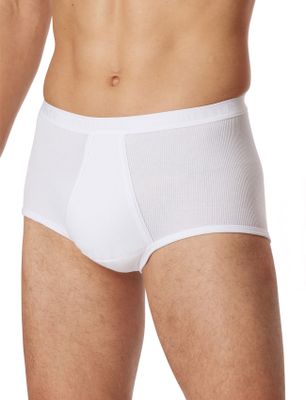 Schiesser 5=4 Schiesser Original classics slip wit doppelripp katoen