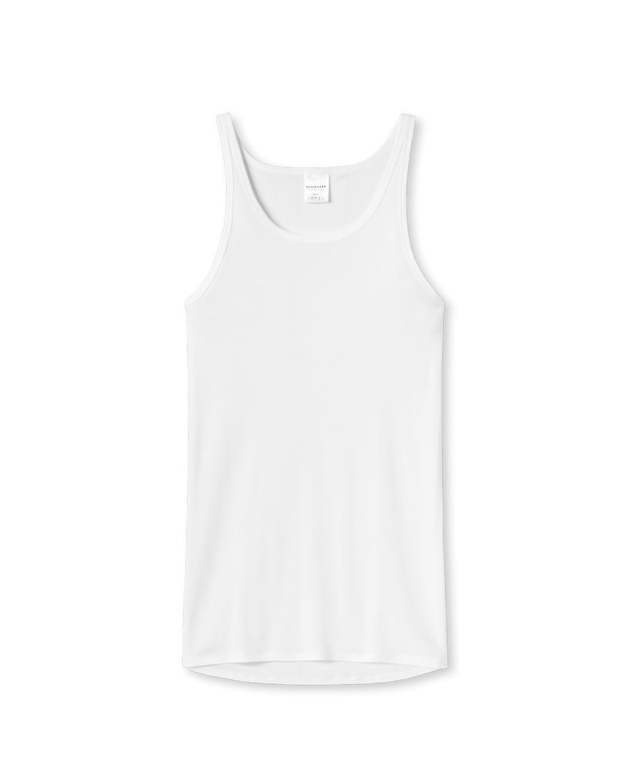 5=4 Schiesser Original classics heren hemd feinripp wit