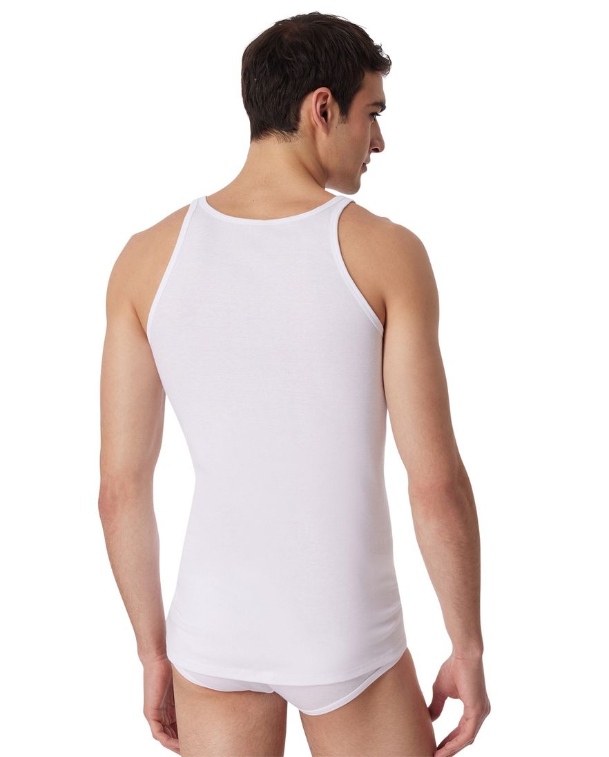 5=4 Schiesser Original classics heren hemd feinripp wit