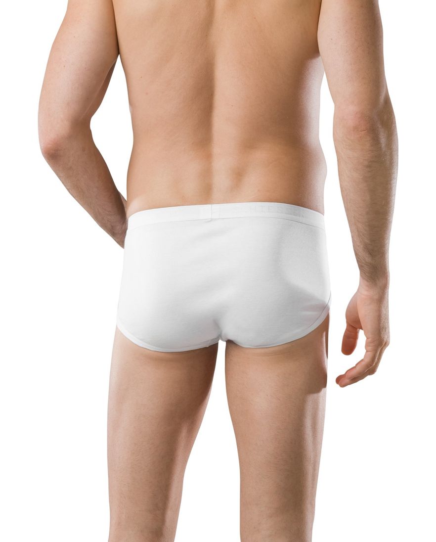 5=4 Schiesser Original classics slip feinripp wit met gulp