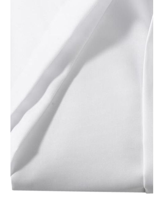 overhemd korte mouw Olymp Luxor Modern Fit wit effen katoen normale fit