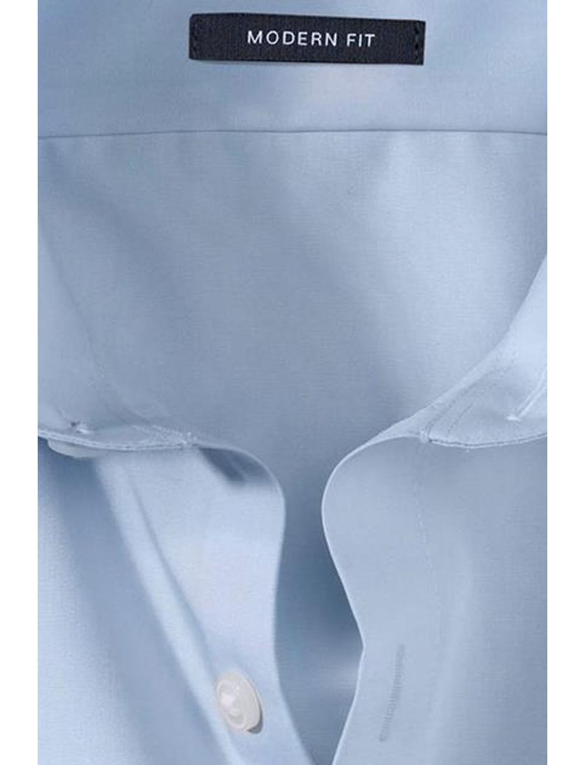 OLYMP Luxor overhemd lichtblauw strijkvrij