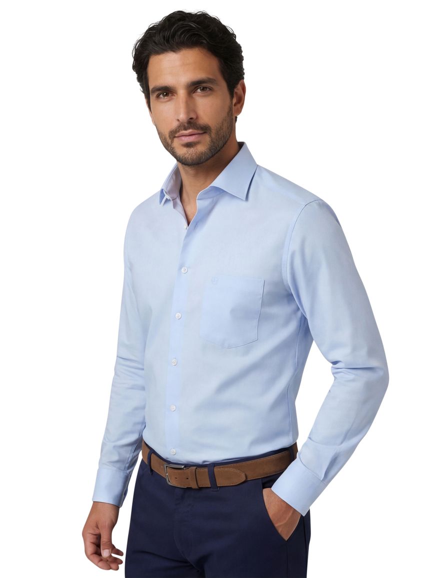 OLYMP Luxor Modern Fit hemd lichtblauw