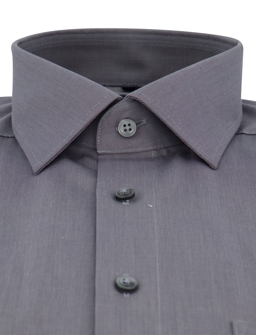 Olymp overhemd modern fit grijs katoen