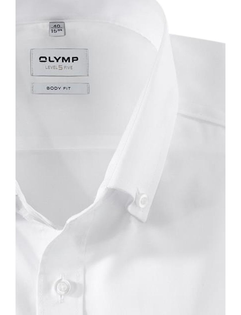 Olymp overhemd extra slim fit wit uni katoen