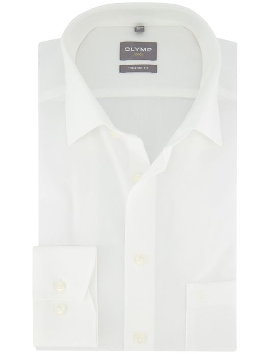 Olymp overhemd wit comfort fit katoen