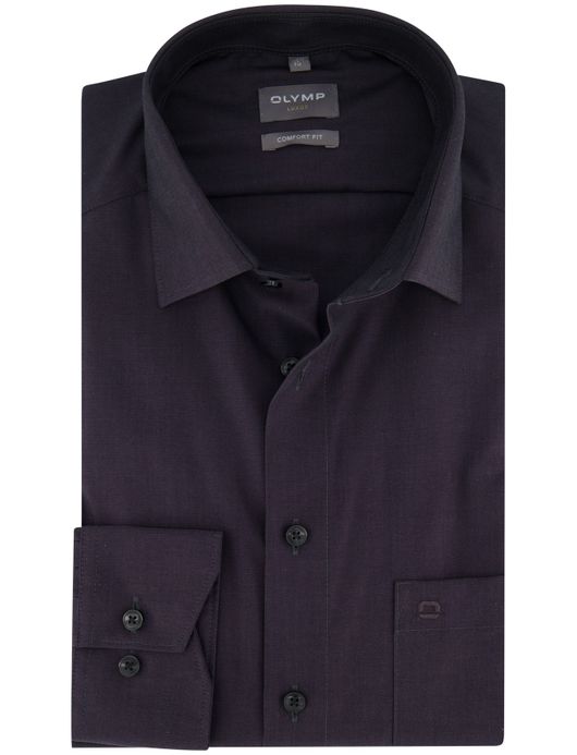 Olymp overhemd comfort fit grijs effen