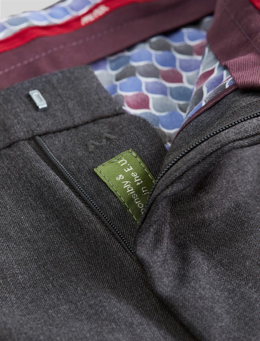 Meyer broek Roma antraciet wol-menging