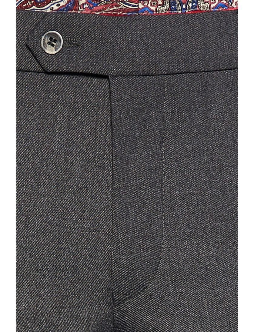 Meyer broek Roma antraciet wol-menging