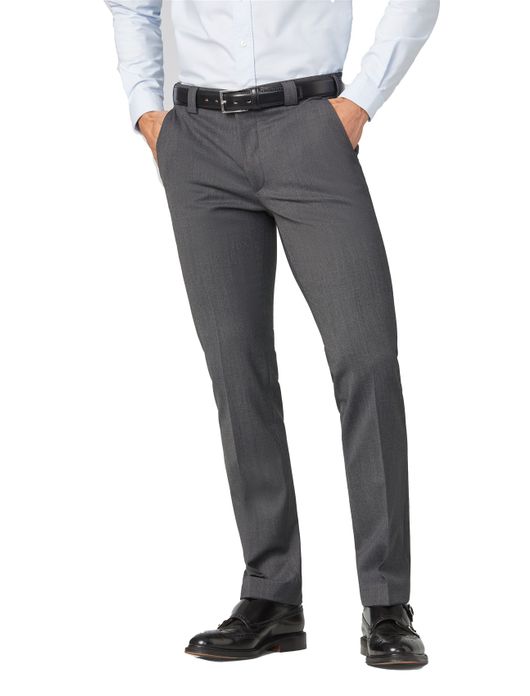 Meyer Roma pantalon donkergrijs wol stretch