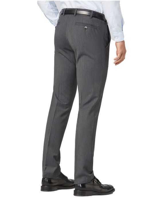 Meyer Roma pantalon donkergrijs wol stretch