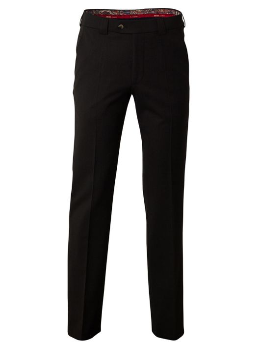 Meyer broek Roma dark grey red folklore dessin