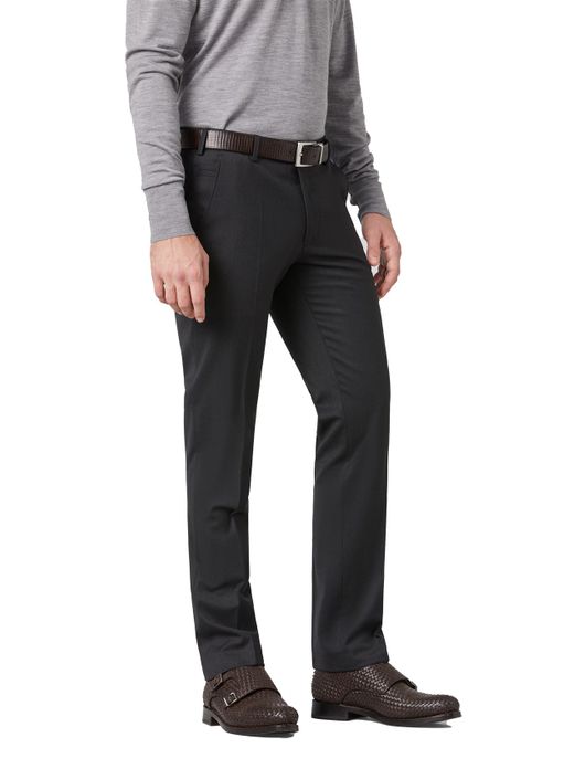 Meyer broek Roma dark grey red folklore dessin