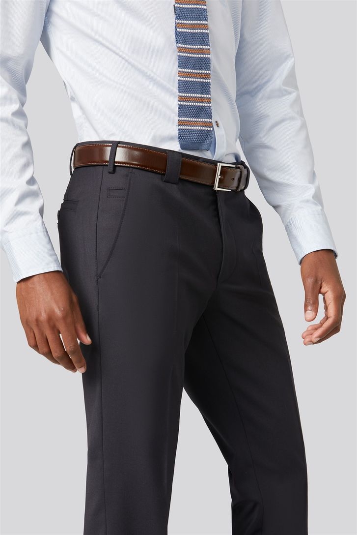 Meyer broek Roma navy blue folklore pattern