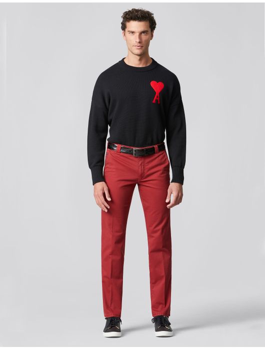 Meyer Pantalon katoen rood