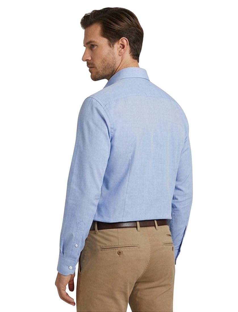 Olymp overhemd blauw body fit Level Five