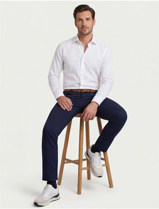 Seidensticker overhemd wit Shaped