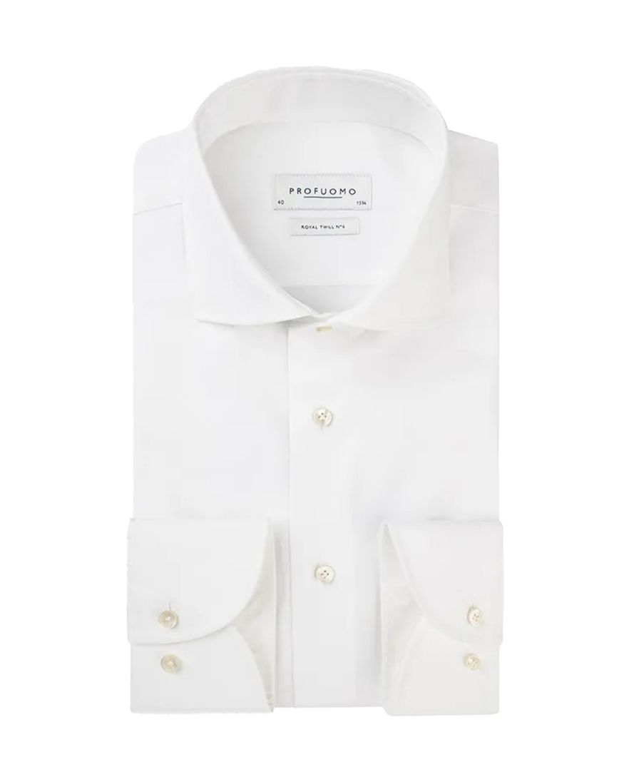 Profuomo overhemd dress blank effen