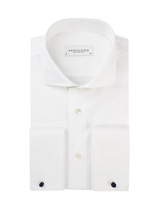 Profuomo overhemd snow flower white