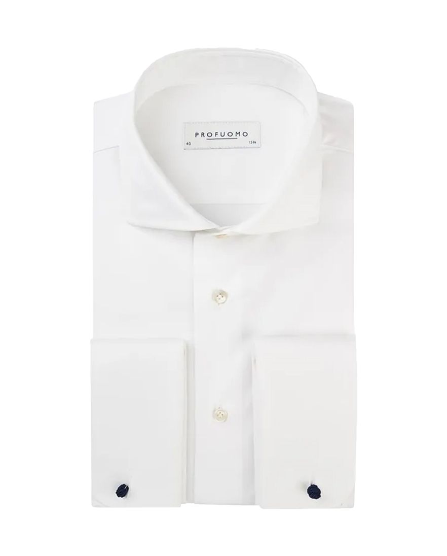 Profuomo overhemd snow flower white