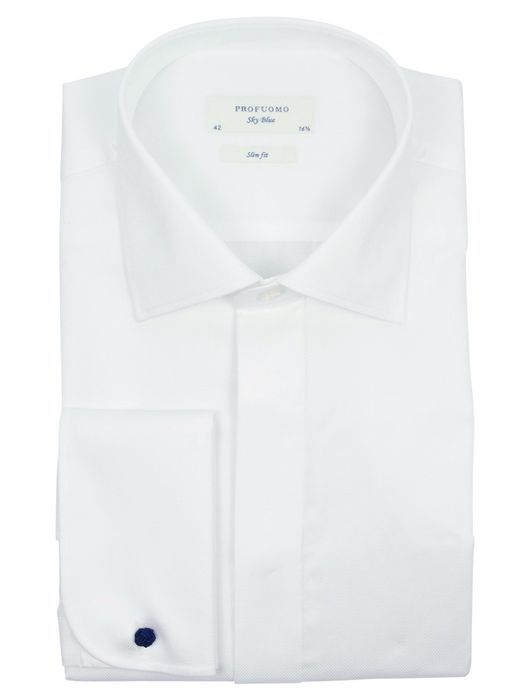 Profuomo overhemd orchid white slim fit