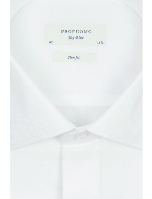 Profuomo overhemd orchid white slim fit