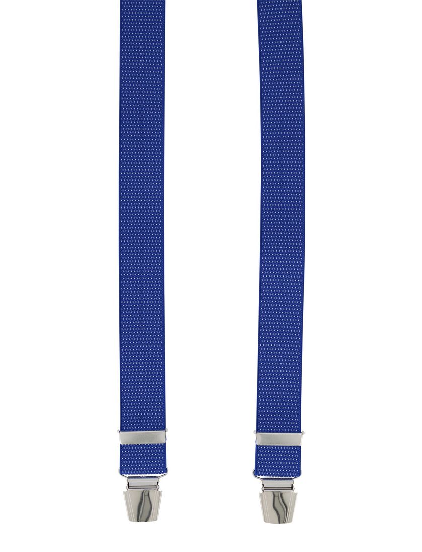 Lindenmann bretels blauw met stip