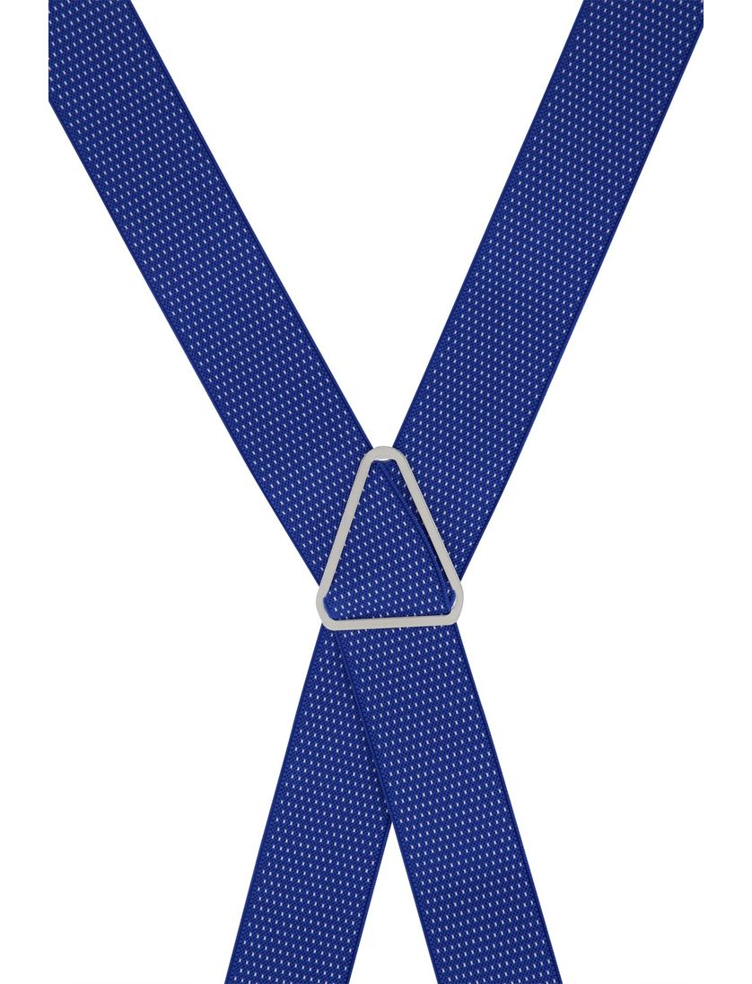 Lindenmann bretels blauw met stip