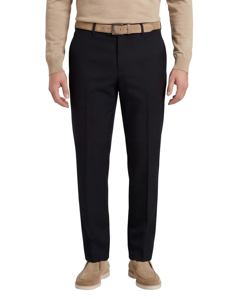 Gardeur pantalon wol model Bardo zwart