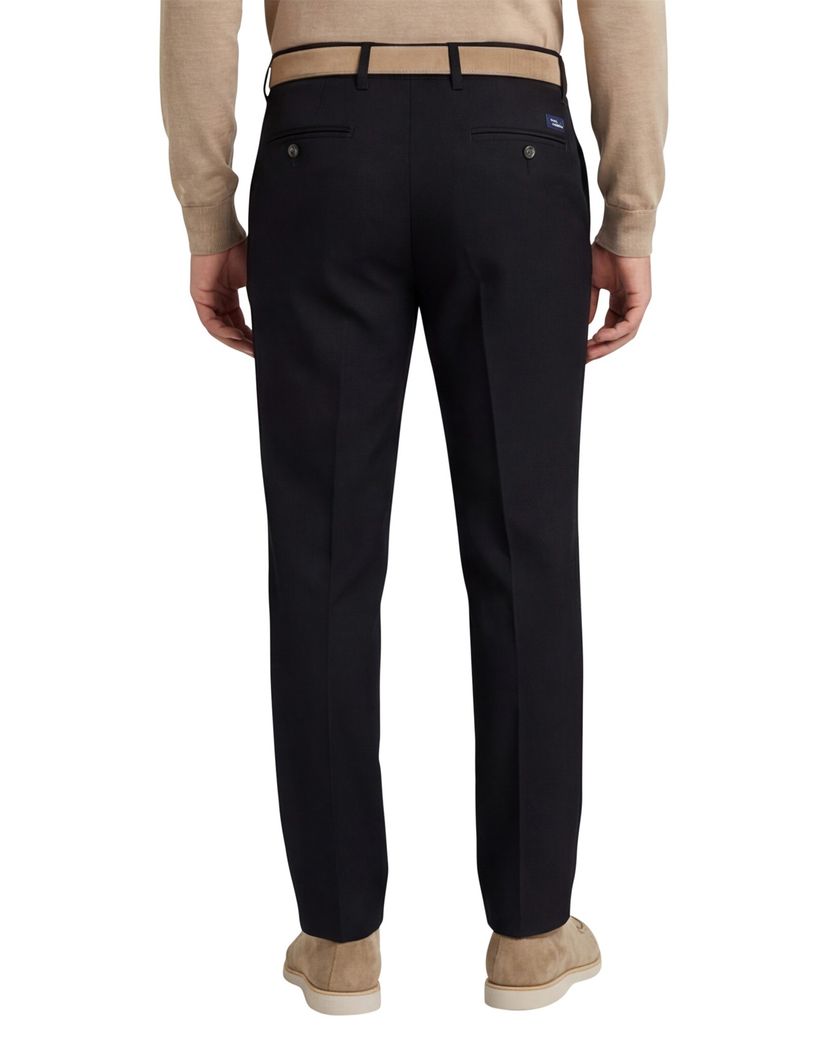 Gardeur pantalon wol model Bardo zwart