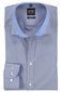Olymp overhemd Level 5 body fit blauw structuur