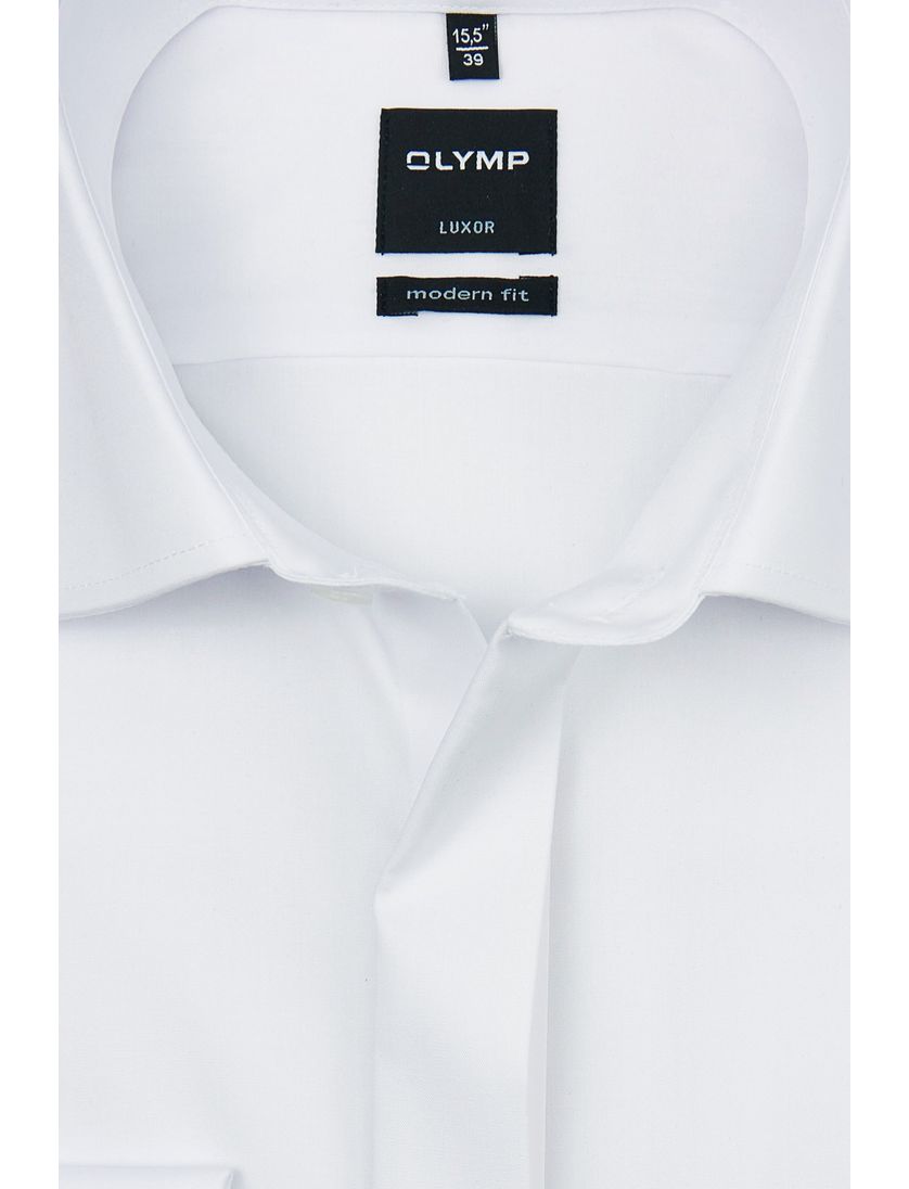Olymp smoking overhemd wit strijkvrij mouwlengte 7