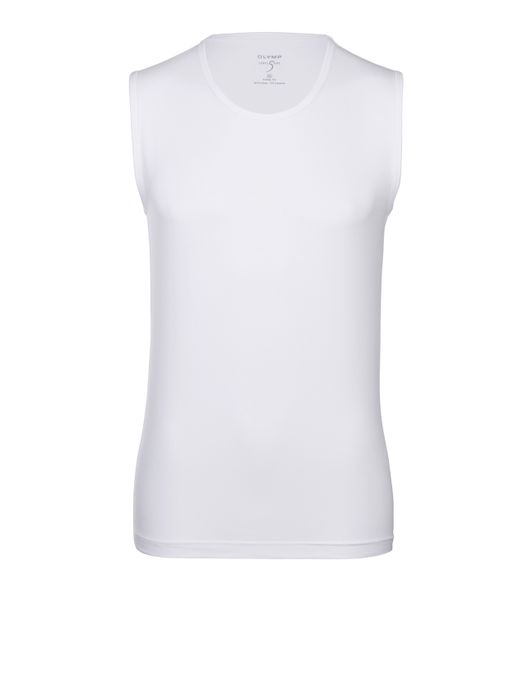 tanktop Olymp Level Five effen katoen wit