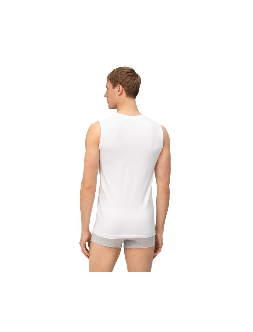 Olymp tanktop Level Five effen katoen wit