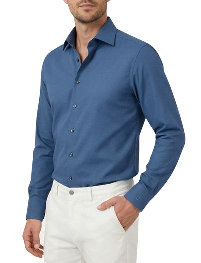 Olymp Olymp Level 5 overhemd rafblauw body fit