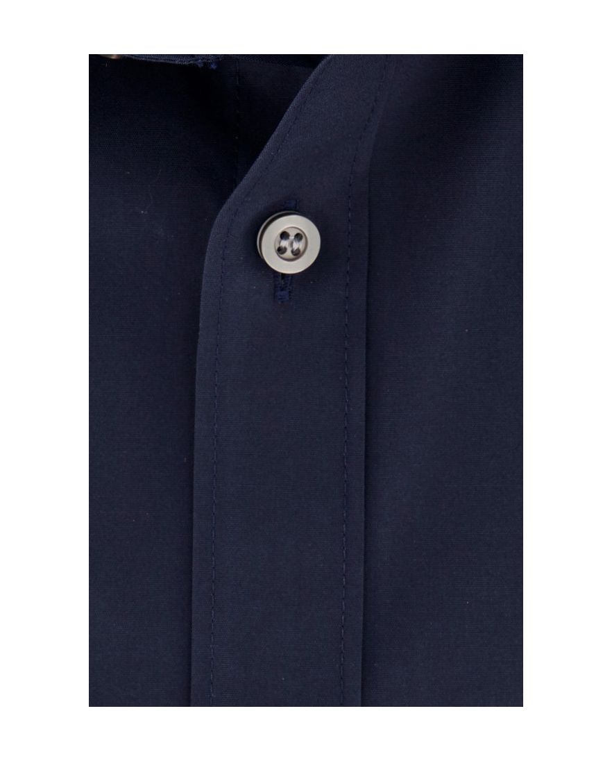 Olymp Level 5 overhemd marine blauw body fit