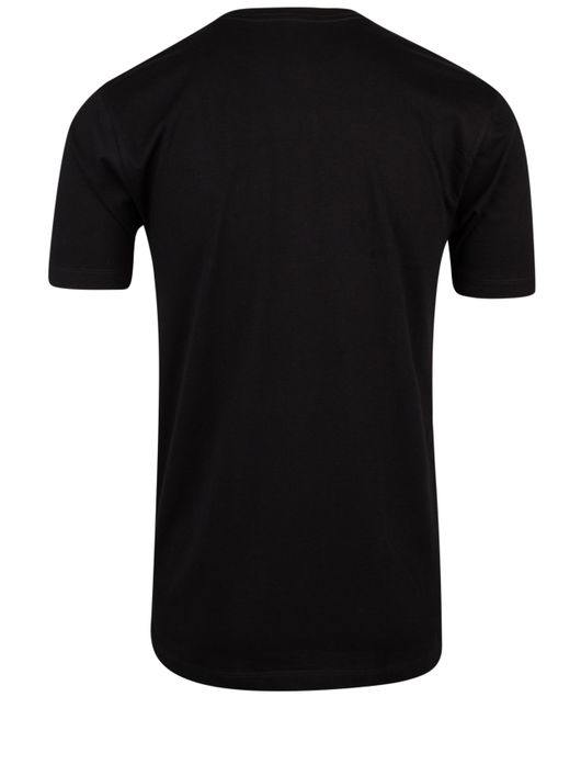 t-shirt Olymp effen katoen zwart